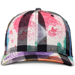 DJINN'S 6 Panel TrueFit Dirty Check Black/Multi