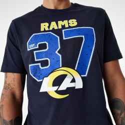 New Era LA Rams NFL Wordmark Navy T-Shirt