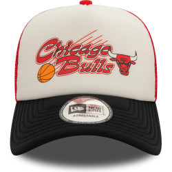 Šiltovka so sieťkou NEW ERA 940 Af-trucker NBA Graphic CHICAGO BULLS červená