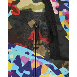 Sprayground Backpack Sliced And Diced Camo Backpack Blue Multi