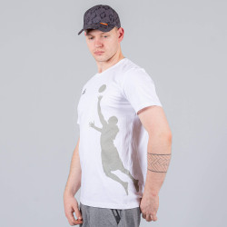 PEAK TONY PARKER ROUND NECK T-SHIRT WHITE