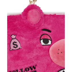 Sprayground Plush Moneybear Tote (Pink) Pink