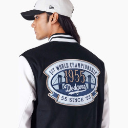 Bomber bunda New Era MLB Patch Vrsity Los Angeles Dodgers bomber jacket tmavomodrá