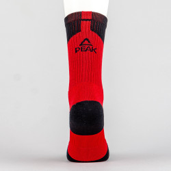 Basketbalové ponožky PEAK Basketball Pro Socks červeno-čierne
