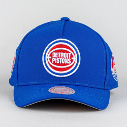 Šiltovka Mitchell & Ness Detroit Pistons NBA Double Clutch Pro Snapback modrá