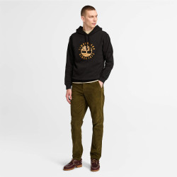 Pánska mikina s kapucňou Timberland Holiday Graphic Hoodie čierna