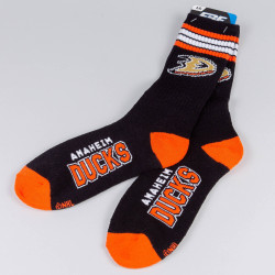 FBF Originals NHL 4 Stripes Crew Socks Anaheim Ducks