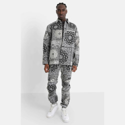 Sixth June Bandana Patchwork Jacket Black/White