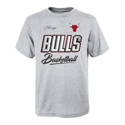 Outer Stuff Nba Court Vs Track Ctn Tee Chicago Bulls Grey