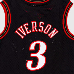 Mitchell & Ness Nba Swingman Jersey Road Philadelphia 76Ers Iverson Allen Black