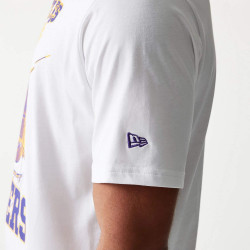 Tričko New Era Los Angeles Lakers NBA Ball Graphic White T-Shirt biele