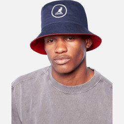 Klobúk KANGOL® COTTON BUCKET čierny