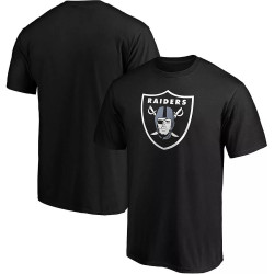 Fanatics Nfl Mens Scoops T-Shirt Las Vegas Raiders Black