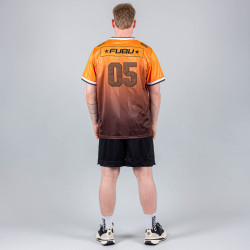 FUBU Corporate Gardient Football Jersey orange/brown