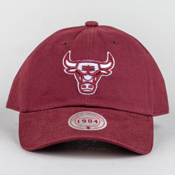 Šiltovka Mitchell & Ness NBA Fashion Basic Strapback Chicago Bulls tmavo-fialová