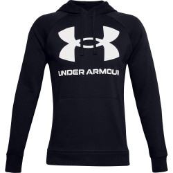 Under Armour Rival Fleece Big Logo Hoodie Black