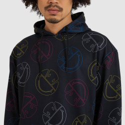 Ellesse x smiley® ecstatio hoody dark grey