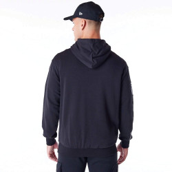 Mikina s kapucňou New Era NFL Las Vegas Raiders Patch Black Oversized Pullover Hoodie čierna