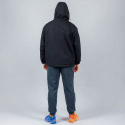 Bunda Peak Basketball Wiggins Polar Fleece Windbreaker Black