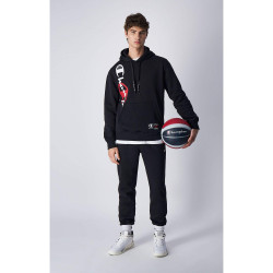 Champion Basketball Hooded Sweatshirt Black