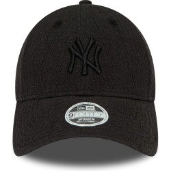 Dámska šiltovka New Era 940W MLB New York Yankees Womens Bubble Stitch Black 9FORTY Adjustable Cap čierna