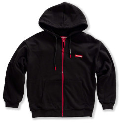 Sprayground Hidden In The Zipper Shark Fullzip Hoodie Black