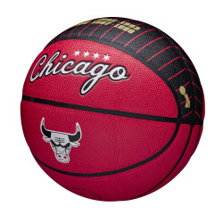 Wilson NBA Team City Collector Basketball Chicago Bulls - Red (sz. 7)