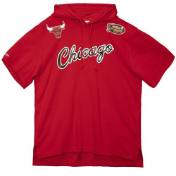 Mitchell & Ness NBA Gameday S/S FT Hoody Chicago Bulls Scarlet