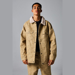 Grimey X Sk8Land Canvas Jacket Brown