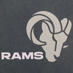 Re:Covered NFL Monochrome Logo T-Shirt Los Angeles Rams Washed Black