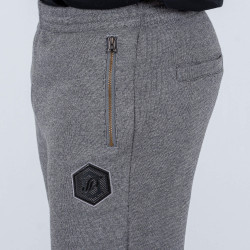 PEAK KNITTED PANTS MID.MELANGE GREY