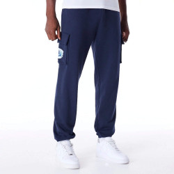 Tepláky New Era MLB Los Angeles Dodgers World Series Navy Fleece Cargo Joggers tmavomodré