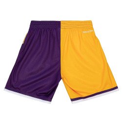 Mitchell And Ness Nba Big Face Shorts 5.0 - 8-20Y Los Angeles Lakers Yellow/Purple/White