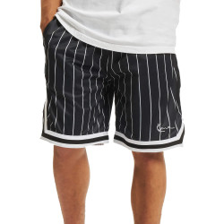 Pánske kraťasy Karl Kani Small Signature Pinstripe Mesh Shorts čierne