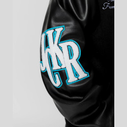 Jacker Big Pharma Varsity Jacket Black