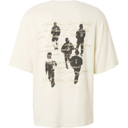 Pánske tričko Karl Kani Signature Washed Oversized T-Shirt krémovo biele