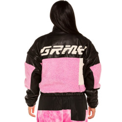 Grimey Wear Space Lady Girl Detachable Jacket Pink