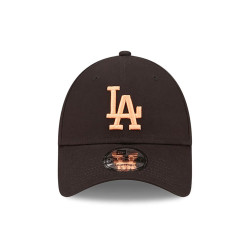 NEW ERA MLB LA Dodgers League Essential Black 9FORTY Adjustable Cap Black