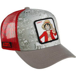 Capslab One Piece Trucker Luffy Beige