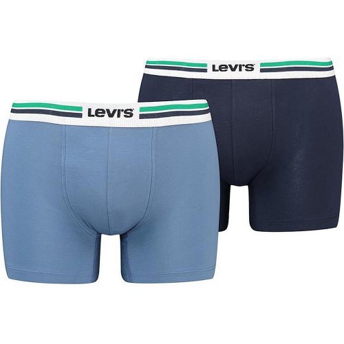 Levis Men Placed Sprtswr Logo Boxer Brief Org 2P Blue