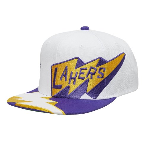 Mitchell & Ness NBA Fast Times Snapback Lakers Los Angeles Lakers White