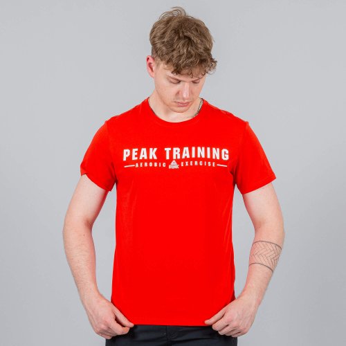 Peak Training Series Knitted T-Shirt Bright Orange-Red