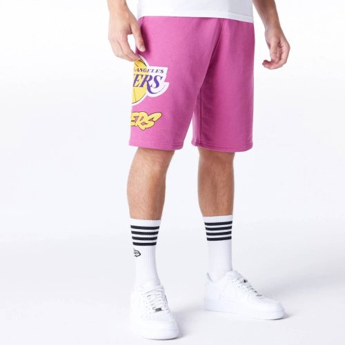 Kraťasy NEW ERA LA Lakers NBA Bubble Script Purple Shorts fialové