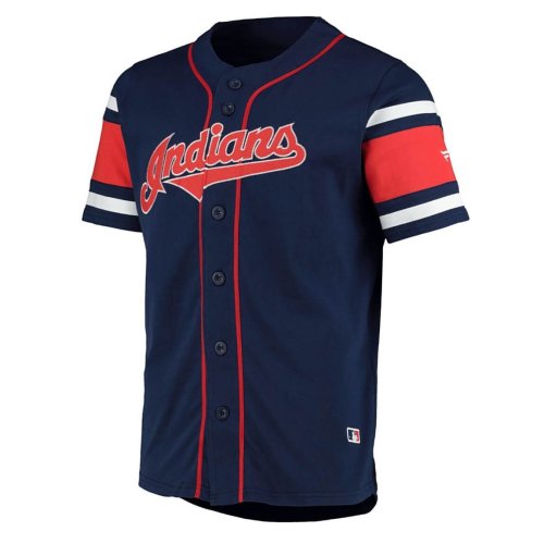 Fanatics MLB Franchise Cotton Supporters Jersey Cleveland Indians Navy