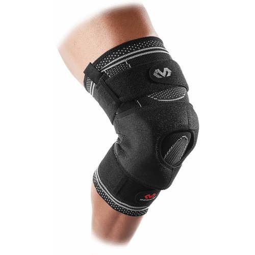 Mcdavid Elite Engineered Elastic™ Knee Brace With Dual Wrap And Hinges [5149] Black