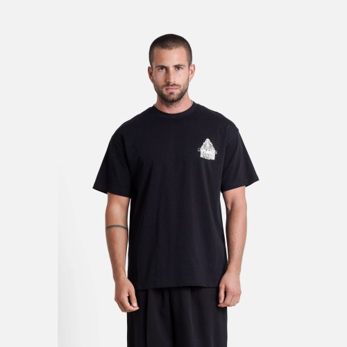 Tričko Sixth June Maison SJ Print Ss Tshirt Black