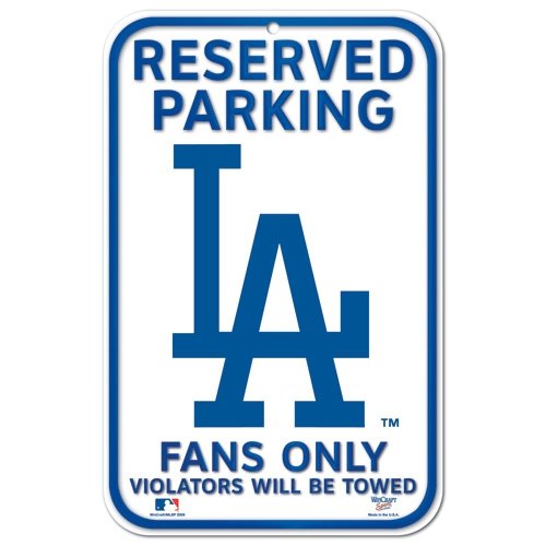 Wincraft Plastic Sign Los Angeles Dodgers