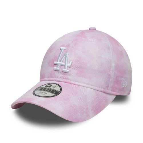 Detská Šiltovka NEW ERA 920K MLB Tie dye 9twenty LOS ANGELES DODGERS ružová