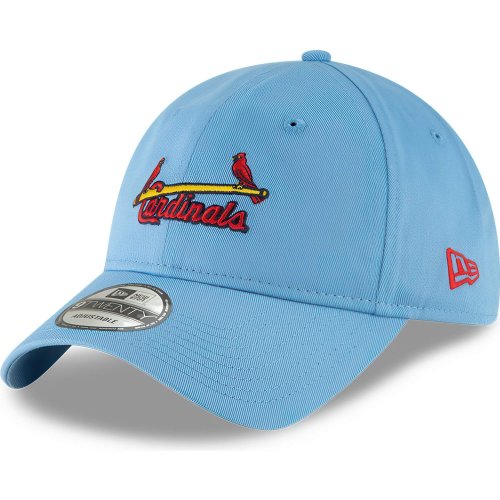 New Era 920 Mlb St. Louis Cardinals New Era Light Blue Cooperstown Collection Core Classic Replica 9Twenty Adjustable Hat Pastel Blue