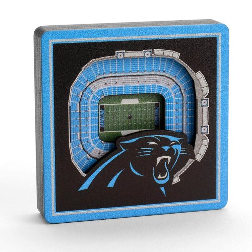 Youthefan Nfl 3D Stadiumview Magnet Carolina Panthers (7Cm X 7Cm)